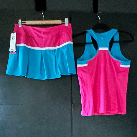 Fila Sweetspot Colorblock Tennis/Pikleball Outfit Size Medium - Picture 4 of 4